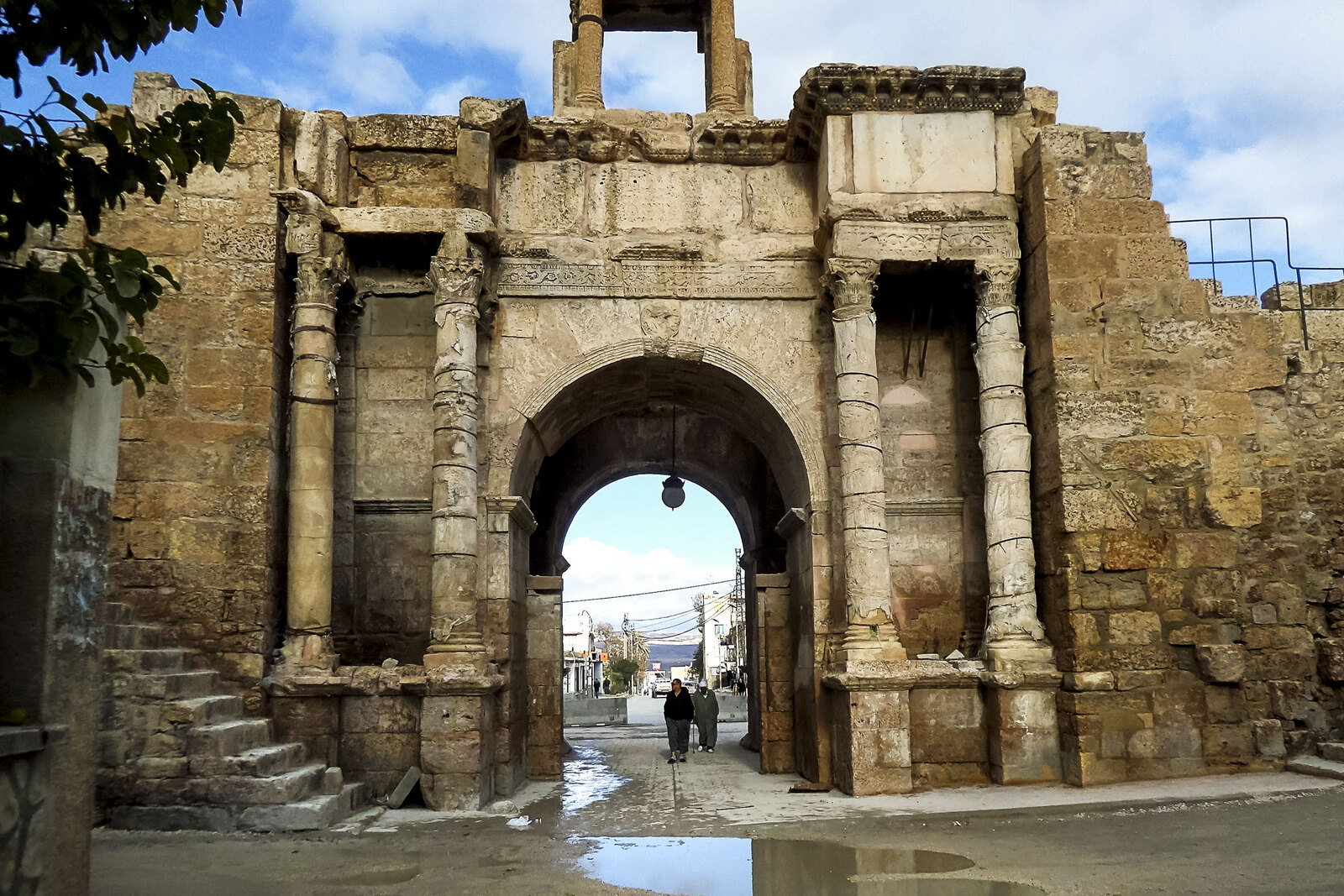 The Roman Arch of Caracalla in Tébessa